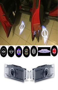 Porta do carro luzes de boas-vindas logotipo do projetor para mini cooper r55 r57 r58 r59 r60 clubman countryman s jcw f54 f55 f56 f576557755