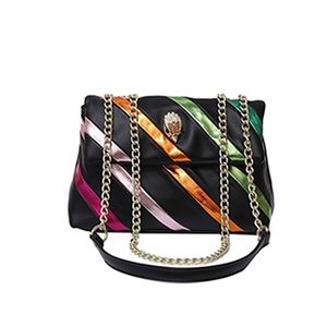 Borse a tracolla CrossBody dello stilista Borse a tracolla Kurt Geiger di alta qualità Borse a catena arcobaleno cuore aquila Dimensioni 26 * 16 * 8 cm