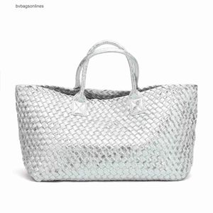 Luxury Bottegs Venets Tote Bag New Fashion Womens Bag Soft Shoulder Trend Solid Color Open Snake Pattern Handbag with Original 1:1 Logo