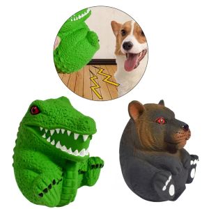 Brinquedos K5DC Dog Chew Toy Squeaker Balls para cães pequenos e médios látex resistente à mordida