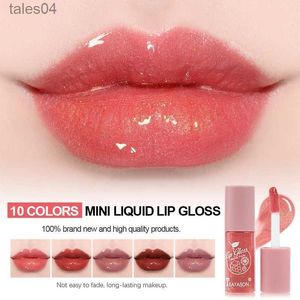 Lipstick 1Pc 24 Hours Mini 10 Colors Liquid Lip Gloss Waterproof Non-stick Long Lasting Velvet Matte Lipstick Lip Gloss Cosmetic Makeup 240313