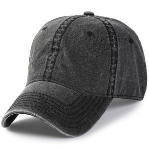 Papà cupola curva donna jeans hat sport big mand man taglie forti tappi da baseball 5660 cm 6065cm 240311