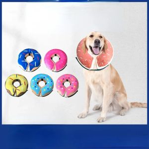 Coleira inflável para cães, acessórios para proteção de feridas no pescoço, isabelino, antimordida, coleira elisabetana para cães e gatos