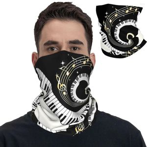 Scarves Piano Music Keyboard Bandana Neck Gaiter Printed Balaclavas Mask Scarf Warm Headband Outdoor Sports Unisex Adult Washable