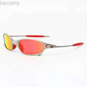 MTB man polariserad UV400 fiske solglasögon metallcykelglasögon cykelglasögon ridglas B2-1 LDD240313