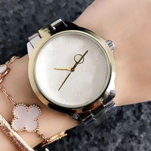 Luxury GU 2024 Brand Quartz Wrist Watch for Women Girl with Metal Steel Band Watches G41