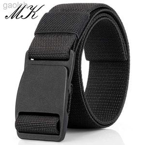 Bälten Maikun Size Fabric Belt Work Nylon Plastic Buckle Belt Nylon Belt LDD240313