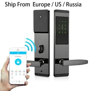 Serratura elettronica di sicurezza senza chiave Smart APP digitale WIFI Touch Screen Tastiera Password Blocco porta Y200407281C