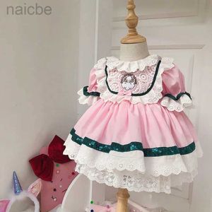 Girl's Dresses Spanish Princess Dresses Baby Lolita Dress Kids Baby Clothes Cute Frocks Party Costumes ldd240313