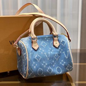 Louiseviution Bags Shoulder Bags NANO SP Jean Bag Designer Bag Shoulder Denim Bag Crossbody Bag Handle Bag Shopping Bag Louisehandbag Cluth Bag Tote Bag 863