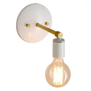 Lampada da parete Permo industriale scandinava mini applique singola finitura anticata a 1 luce