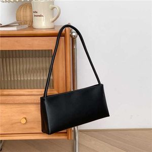 HBP Bolsas de atacado sem marca Moda design simples Bolsa de ombro de couro PU para mulheres Simples estilo sul-coreano bolsas de mão femininas de luxo