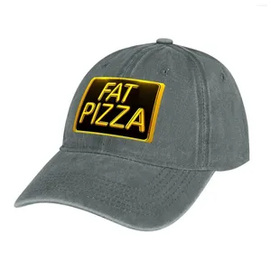 Basker fett pizza cowboy hatt lyx cap fluffy man kvinnor