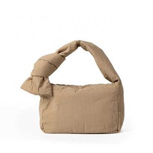 HBP Небрендовая оптовая продажа с фабрики, модная сумка-пуф из мягкого хлопка, нейлона, простая сумка, мини-женская сумка по индивидуальному заказу