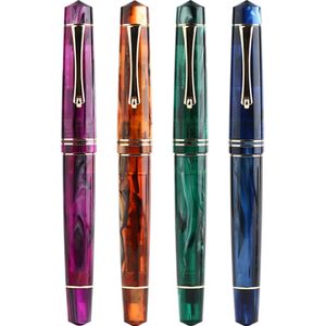 Majohn 800 Resin Fountain Pen No 6 Bockmajohn Nib with Converter Golden Clip Beautiful Writing School Supplies文房具240229