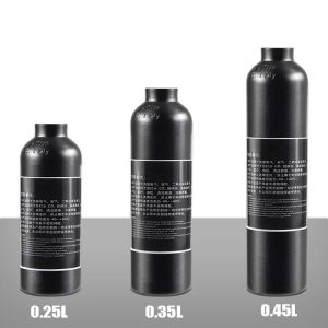 Оборудование Алюминиевый воздушный резервуар для CO2 4500Psi Воздушный цилиндр Аквариумный резервуар для CO2 Резьба M18 * 1,5