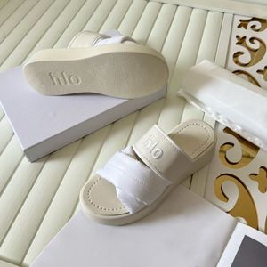 Lyxmärke sko sommarsandaler designer tofflor glider blommig brokad äkta läder flip flops kvinnor skor sandal enkelt casual skor varumärke W510 003