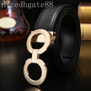 Lyxbälte för kvinna läder ceinture mens designer bälten fashionabla lady populära street cinto hållbar svart slät spänne kvinnors bälte designer ga04 i4