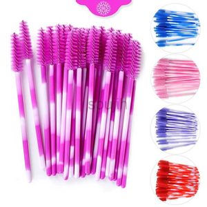 Makeup Brushes 50/100Pcs Makeup Brush Eyelash Eyebrow Brushes Comb Mascara Wand Eyelashes Cosmetics Up Tools ldd240313