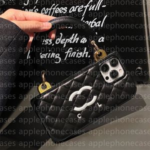 İPhone 15 Pro MAX CASE için Kadın Tasarımcı Telefon Kılıfı Apple iPhone 14 Pro MAX 13 Pro 12 11 Case Lüks Çanta Mobil Kapak