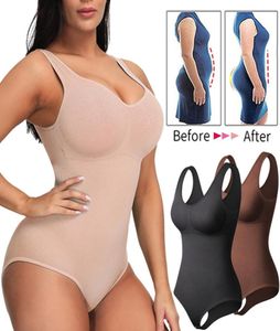 Body da donna Shapewear Modellante Shaper completo per il corpo Canotte Vita Trainer Corsetto Camisoles Intimo dimagrante Fajas Colombianas7952557