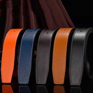 Belts Luxury H Belts Men High Quality Strap Genuine Leather Waistband Ceinture Homme Buckle 3.8cm Belt ldd240313