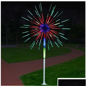 Decorazioni natalizie 1.8M Fuochi d'artificio a LED Luce impermeabile Lampada da fata per albero per patio Cortile Decorazione di nozze Consegna di goccia Gard a casa Dh6Qo