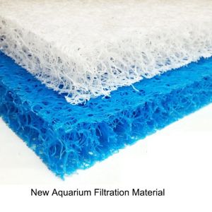 Tillbehör 50CMX20CMX4CM AKVARIUM FILTER SUPER TICK Biokemiskt filterplastsvamp för Aquarium Fish Tank Bio Cotton Foam Skimmer New