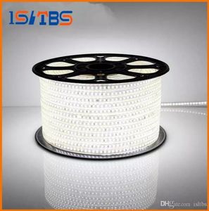 100m 110V 220V LED şeritler SMD 2835 LED Halat Işık IP67 Flex LED şerit ışıkları açık aydınlatma ipi disko çubuğu pub Noel partisi9591365