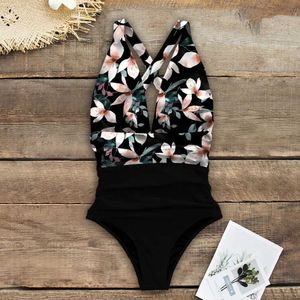 Swim wear 2024 sexy novo decote de uma peça em queijo Plus size senhoras com maiôs de alta condição sem costas maiô SXL esportes aquáticos 240311