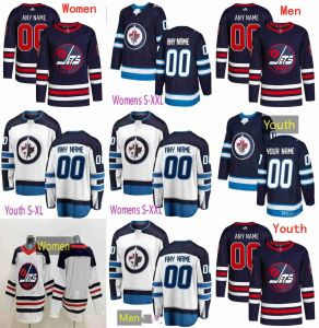 Benutzerdefiniertes Hockey-Trikot für Herren, Damen, Jugend, Winnipeg Hockey''Jets''Trikots 55 Mark Scheifele 81 Kyle Connor 27 Nikolaj Ehlers 17 Adam Lowry 26 Blake Wheeler 75 Kyle Capobianco