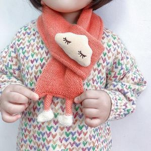 Koreanische Nette Cartoon Wolken kinder Schal Winter Baby Nackenschutz Schals Jungen Mädchen Stricken Wolle Dicke Warme Kragen Schal o43235g