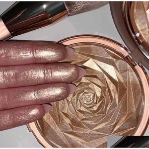 Bronzers Poleghters Upuść 6 kolorów rozświetlacz proszkowy makijaż makijaż glow twarz Contour Shimmer Illuminator