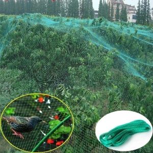 Rede 2m / 4mx10m Anti Pássaro Proteger Árvore Net Colheita de Frutas Planta Jardim Lagoa Rede Malha