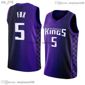 Поклонники вершины баскетбольные майки Tees Domantas Sabonis Jersey 5 Fox Keegan Murray Harrison Barnes Sacramentokings2023-24 Мужские молодежные женщины S-XXL Sports Cityh240313