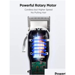 Триммер для волос Limural Машинки для стрижки для мужчин Профессиональный набор для стрижки Парикмахеры для бороды Беспроводные закрытые лезвия Drop Доставка Продукты Уход за укладкой Otnhd