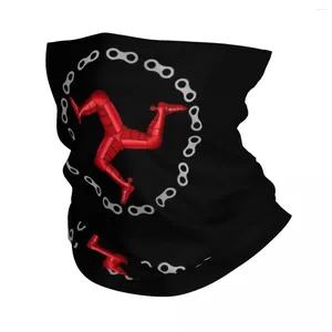 Scarves Isle Of Man Motorcycle Bandana Neck Gaiter Printed Magic Scarf Multifunction Balaclava Running For Men Women Adult Washable