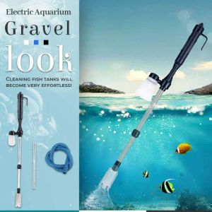 Tools Aquarium Gravel Cleaner Electric Fish Tank Gravel Vacuum Cleaner Tool Wash Sand Remove Fish Feces Sludge Suction Change Water