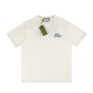 Męskie koszulki Polos Polos T-shirts okrągła szyja haftowane i drukowane letnie zużycie w stylu polarnym z ulicą czysty rozmiar bawełny: S-3XL 76656