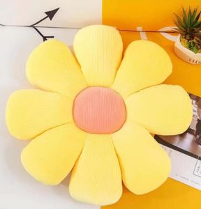 CushionDecorative Pillow Small Daisy Seat Cushion Soft Bay Window Backrest Sofa Flower Plush Toy Home Office Car Chair CushionCus7552142