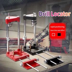 Localizzatore di trapano Boren Localizzatore di punzonatura Comodo strumento di guida per trapano per risparmiare manodopera Strumento di guida per modello di perforazione per la lavorazione del legno per la casa