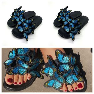 2024 Designer Slider Sandale Herren Slipper Black Bee Tiger Slide Canva grün Sommer Strand Slides GRÖSSE 36-41 GAI