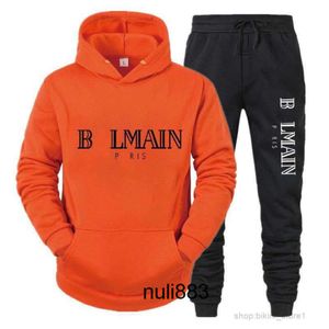 För Ballman BalMin Balmani M3XL Mens Tracksuits Tracksuit Designer Hoodie Suit Pure Cotton Fashion Trousers Sweatshirt sportkläder Samma kläder Balmanl Volm