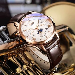 Multifunctional Mechanical Fully Automatic 2024 New Fashionable Simple Waterproof High Quality Men's Watch