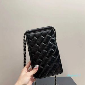 2 em 1 designer clássico sacos de telefone das mulheres bolsa de ombro diamante ferragem sacos de telefone titular do cartão bolsa de moedas caso cosmético