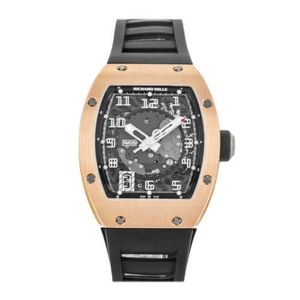 Designer de luxo masculino relógio feminino relógios de alta qualidade RM005 Automático Rose Gold Mens Strap Watch