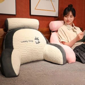 Cushion Ice Silk Headboard Cushion Reading Pillow Soft Lumbar Support Pillow Can Be Disassembled and Washed Large Backrest Cushion