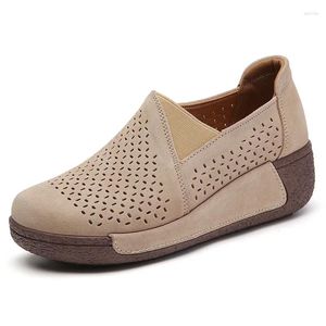 Casual Schuhe Kuh Wildleder Leder Damen Loafer Herbst frauen Plattform Wohnungen Turnschuhe Weibliche Mokassins Schuh Frauen Creepers Slip Auf