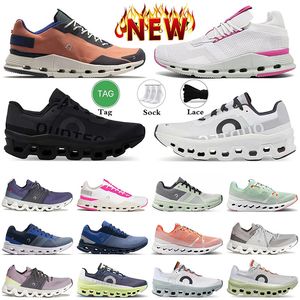 2024 Cloudmonster Koşu Ayakkabılarına Varış Kadın Nova Pembe Beyaz Tüm Siyah Mor Canavar Mor Surfer X 3 Koşucu Roger Mens Trainers Spor Saborçular 5 Tenis Ayakkabı