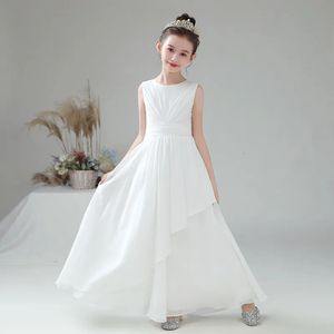 DideyTtawl Real Pictures Chiffon Flower Girl Dress For Wedding Party First Communion 2024 Little Bride Gowns Junior Bridesmaid 240228